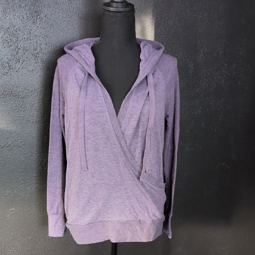 Simply Vera Vera Wang Lavender Wrap Hoodie